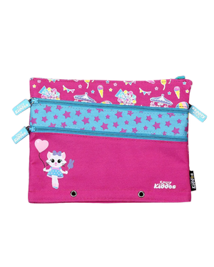 Smily Kiddos Fancy A5 Pencil Case pink