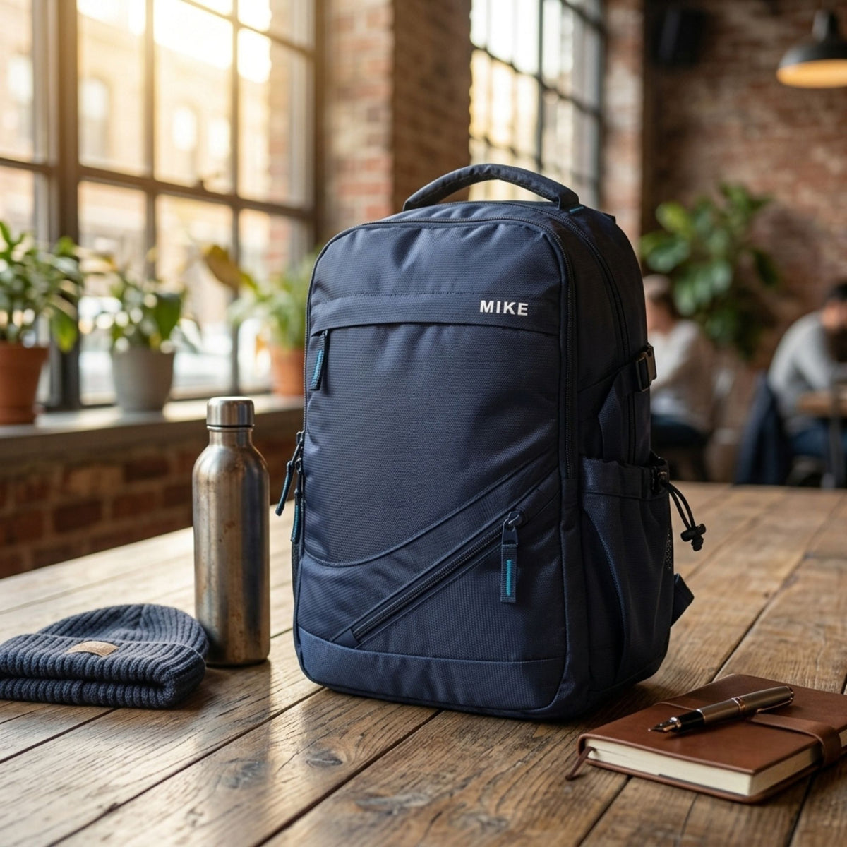 Mike Vectra Backpack - Navy Blue