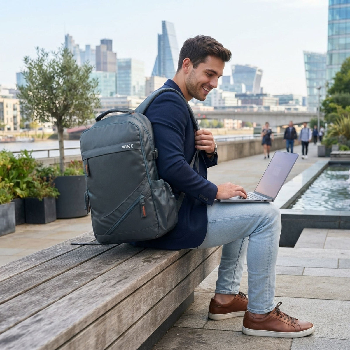 Mike Vectra Backpack - Grey