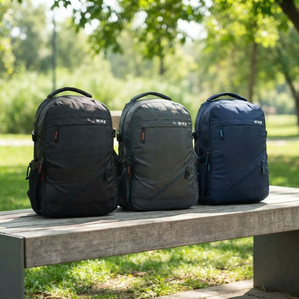 Mike Vectra Backpack - Navy Blue
