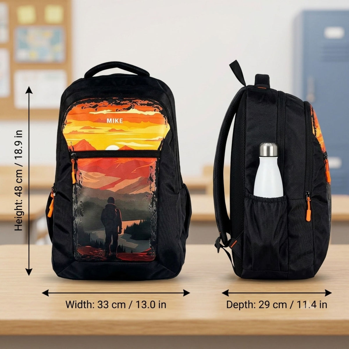 Mike 46L Volt Backpack - Black