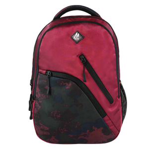 Mike Beetel Backpack- Maroon & Black