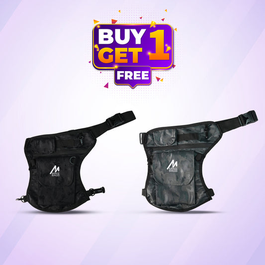 Mike Waist Bag for Men Women, Checked Reversible Stylish Chest Bag for unisex Fanny Combo Pack