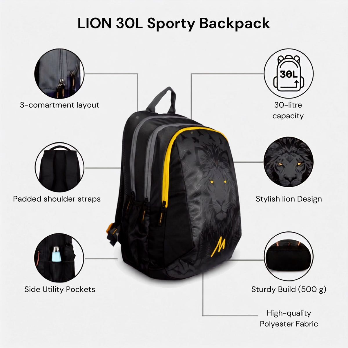 Mike Nexo Backpack - Grey