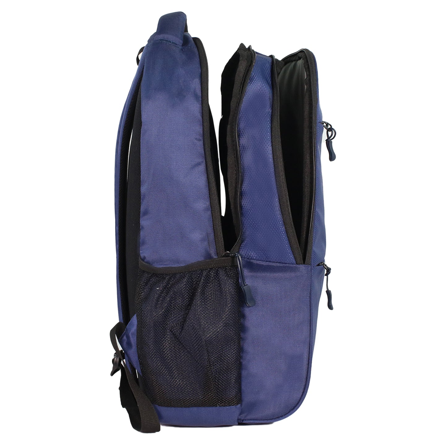 Mike Trident Deluxe Laptop Backpack - Navy Blue