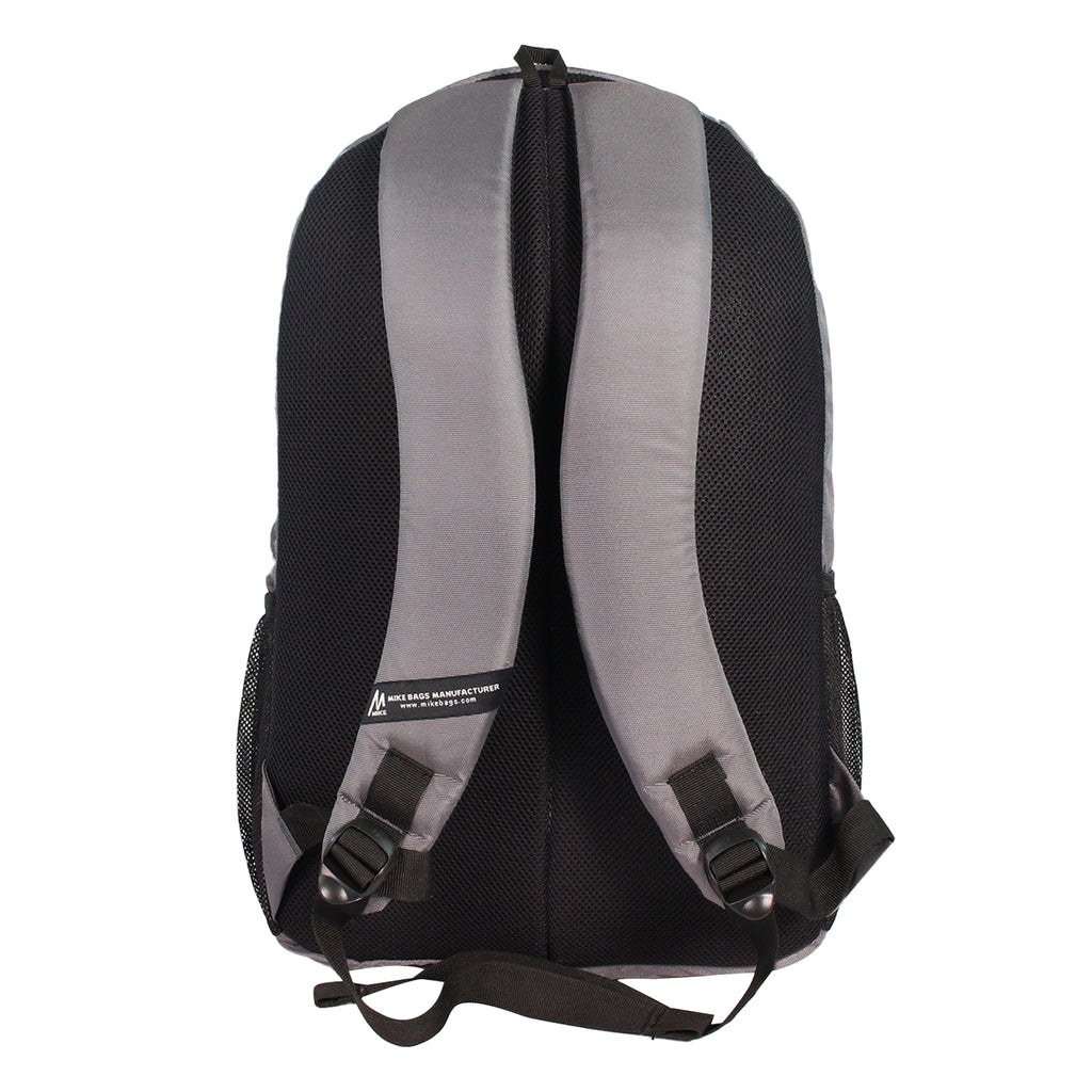 Mike Trident Deluxe Laptop Backpack - Grey