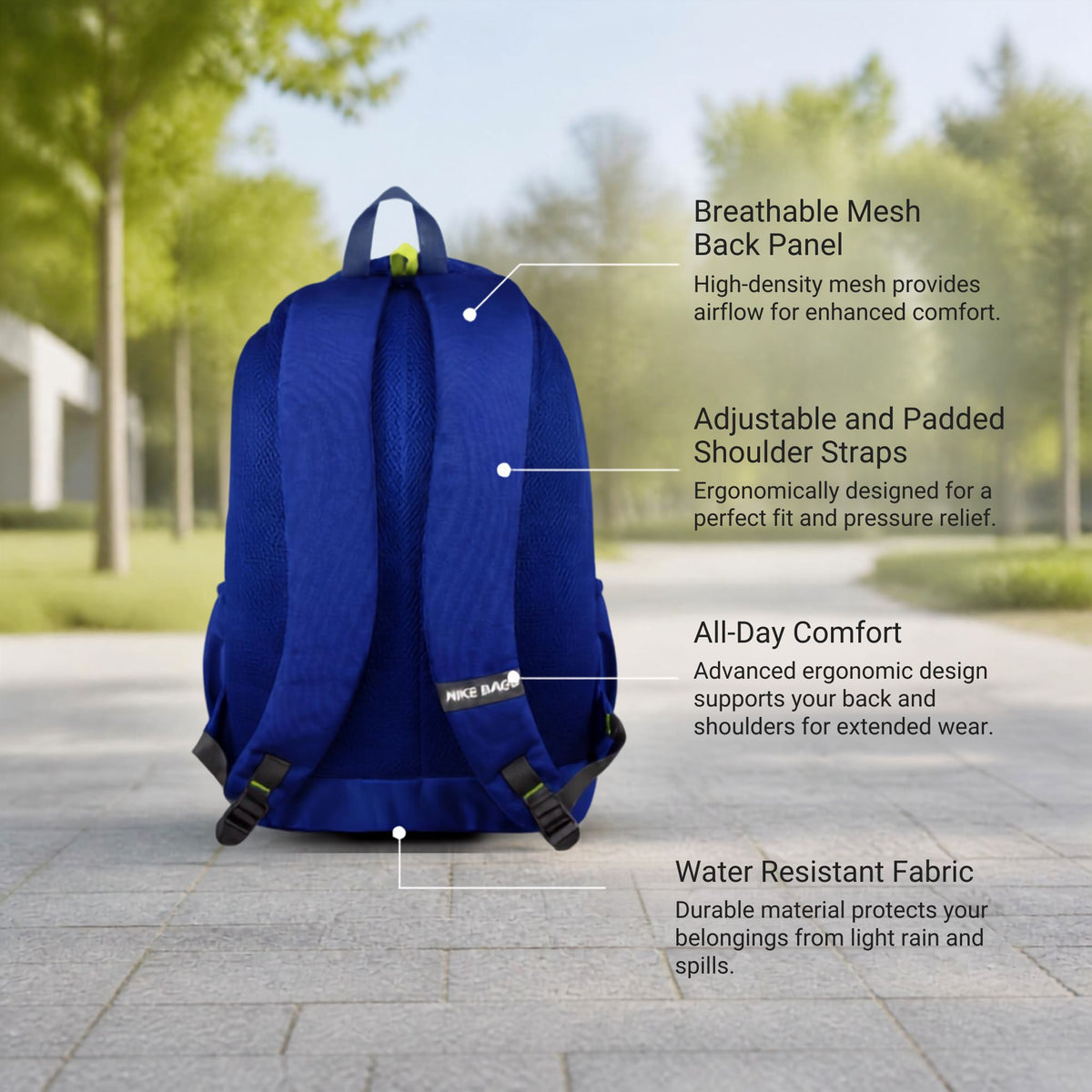 Mike Raptor Backpack – Blue | 36L Camo