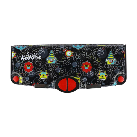 Smily Kiddos Pop Out Pencil box Robot Theme - Black