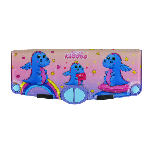 Smily Kiddos Pop Out Pencil box Dragon Theme - Light Pink