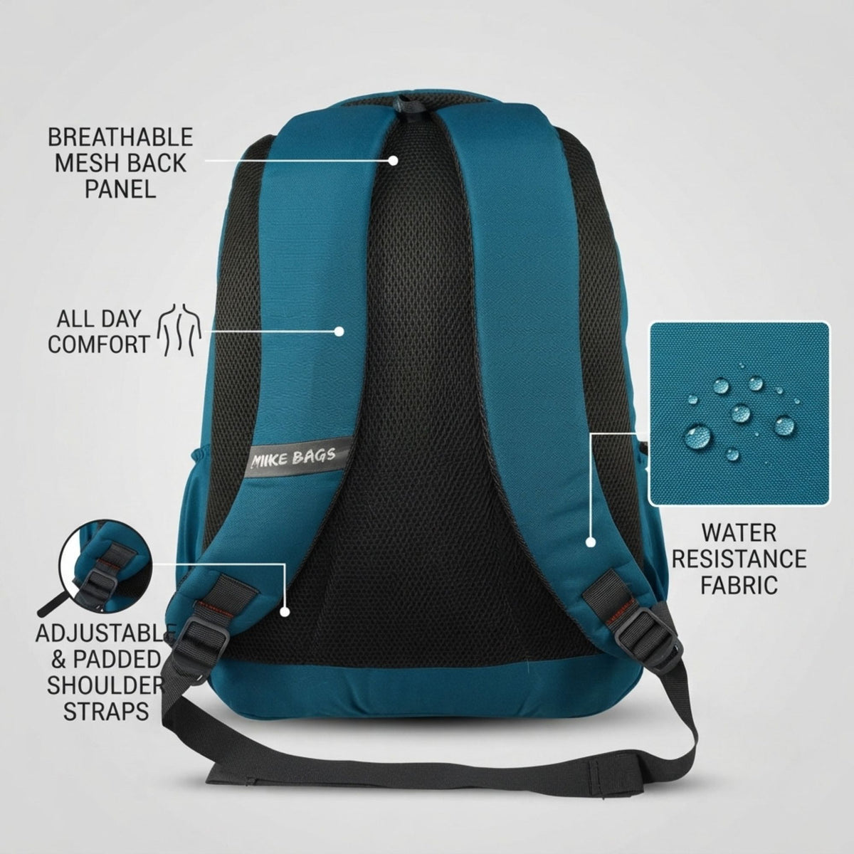 Mike Torino Backpack – Teal | 42L