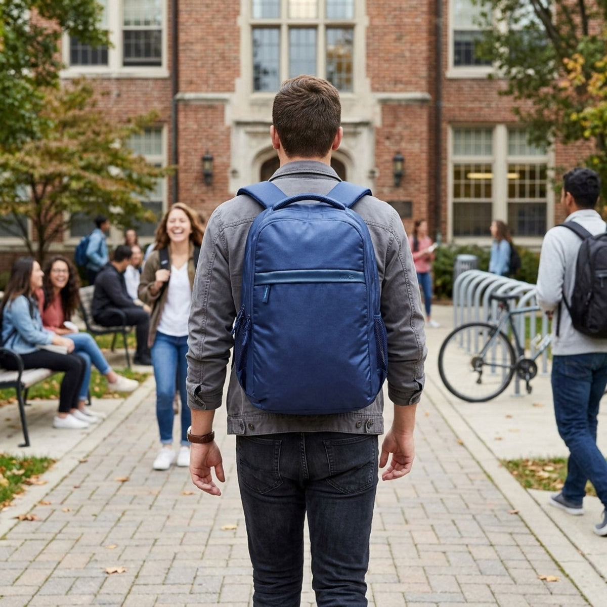Mike Metrolite Backpack - Navy Blue
