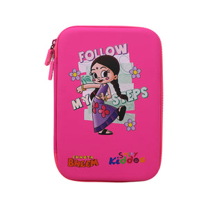 Smily Kiddos - Licensed Chhota Bheem  - Stylish & Spacious Hardtop EVA Pencil Case Chutki Follow my Steps - Pink