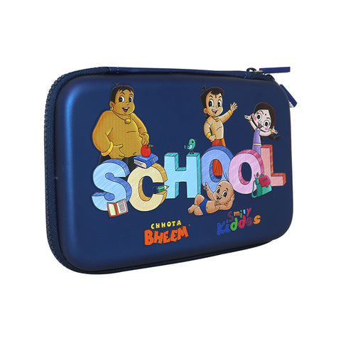 Image of Smily Kiddos - Licensed Chhota Bheem  - Stylish & Spacious Hardtop EVA Pencil Case School Theme - Blue