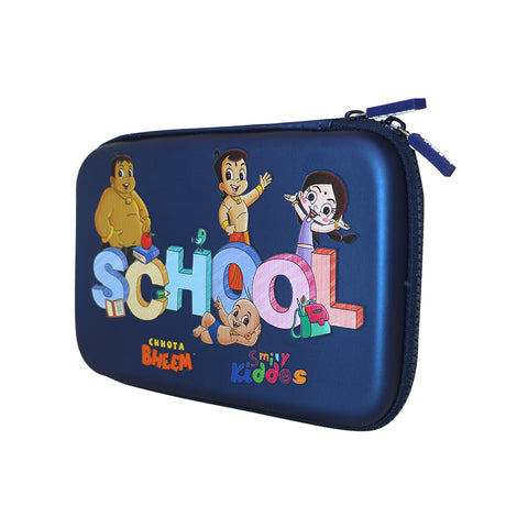 Image of Smily Kiddos - Licensed Chhota Bheem  - Stylish & Spacious Hardtop EVA Pencil Case School Theme - Blue