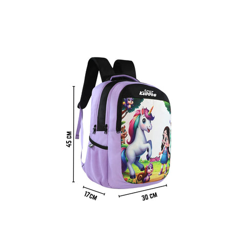 Image of Smily Kiddos - Licensed Chhota Bheem Chutki Junior Backpack 1 - Purple