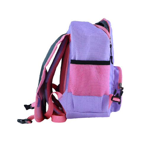 Image of Smily Kiddos School Bags for Kids – School Bus Theme Bag for Kids, Boys, Lightweight, | 12 x 33 x 24 CM) Pink