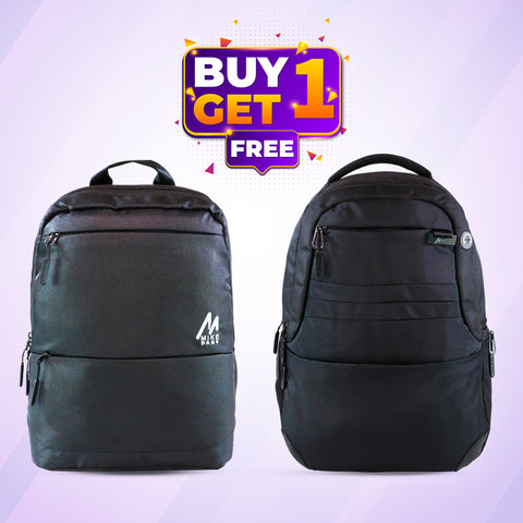 Image of Laptop Backpack Stylish Combo Pegasus Raven office Backpack - Black