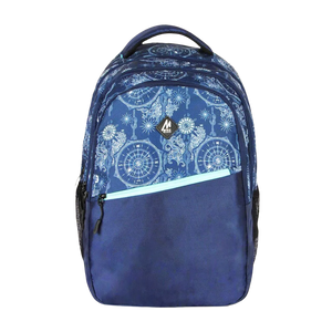 Mike Razor Deluxe Laptop Backpack with Rain Cover  - Navy Blue