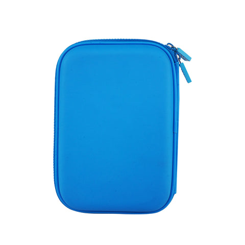 Image of Single Compartment Pencil Case V3 | Baby Shark Theme | Durable & Spacious Hardtop Stationery Organizer - Blue