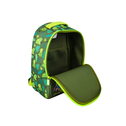 Image of Roaring Dino Neoprene Junior Backpack – Green
