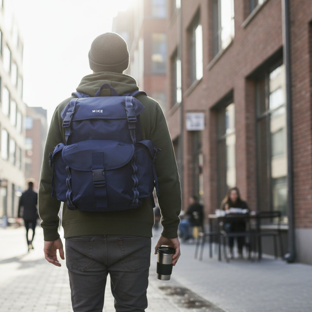 Mike Everest Backpack - Navy Blue