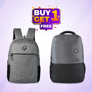 Mike Urban Tech Laptop Backpack /Urbanite Laptop Backpack - Grey & Black