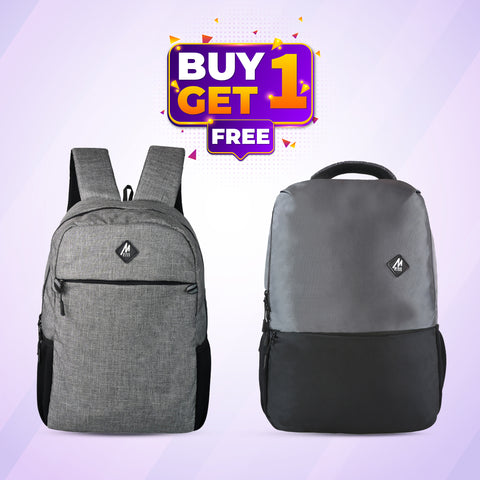 Image of Mike Urban Tech Laptop Backpack /Urbanite Laptop Backpack - Grey & Black