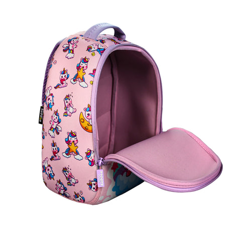 Image of Magical Unicorn Theme Neoprene Preschool Backpack (6L) – Pink