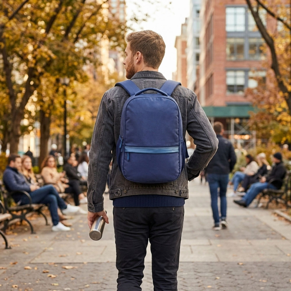 Mike Aerolite Backpack - Navy Blue