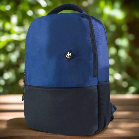 Image of Mike Urbanite Laptop Backpack - Blue & Black