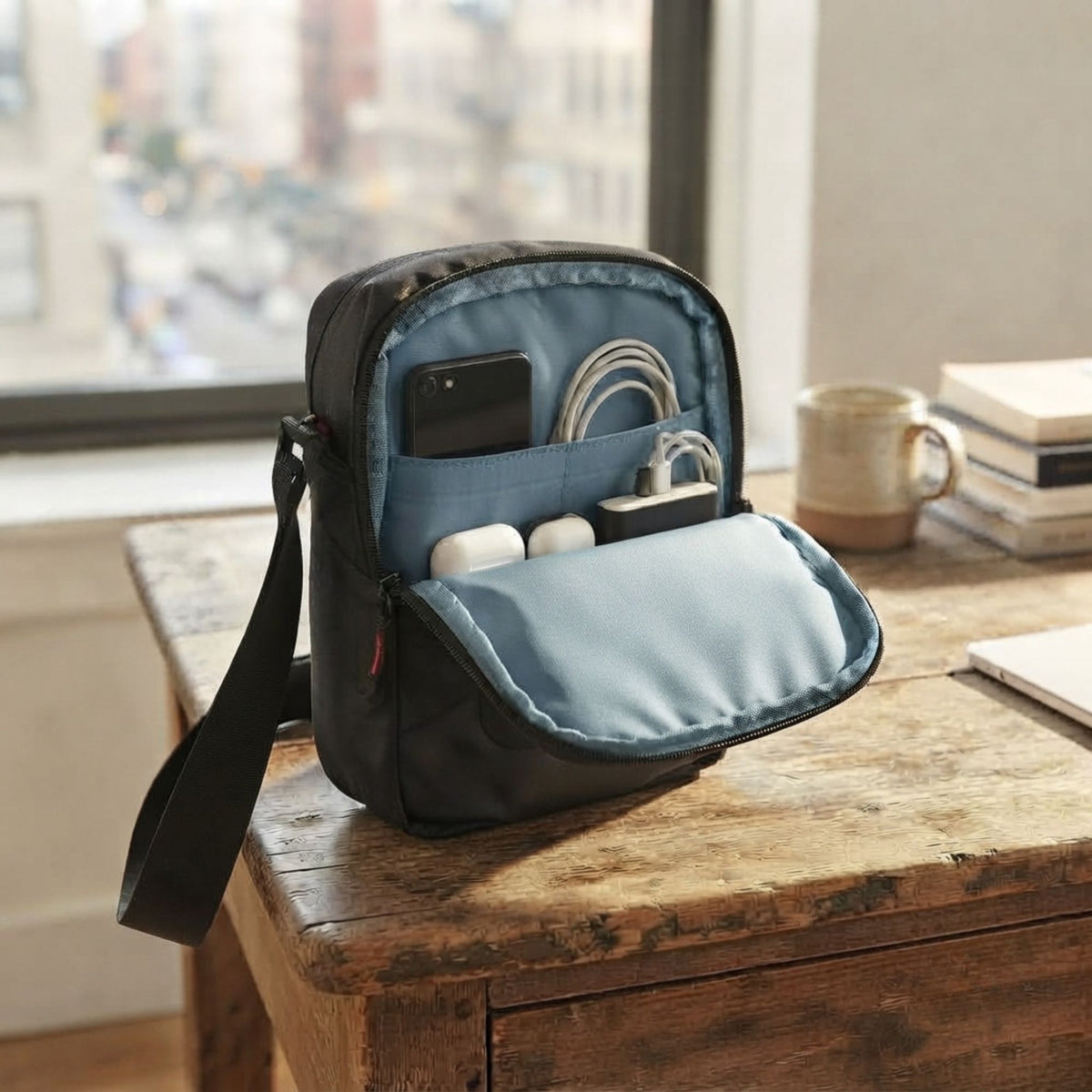 Mike Cayman Sling Bag Small - Black