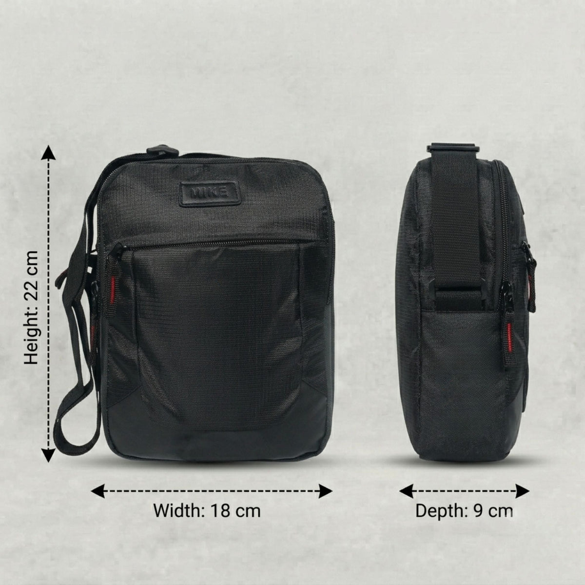 Mike Cayman Sling Bag Small - Black