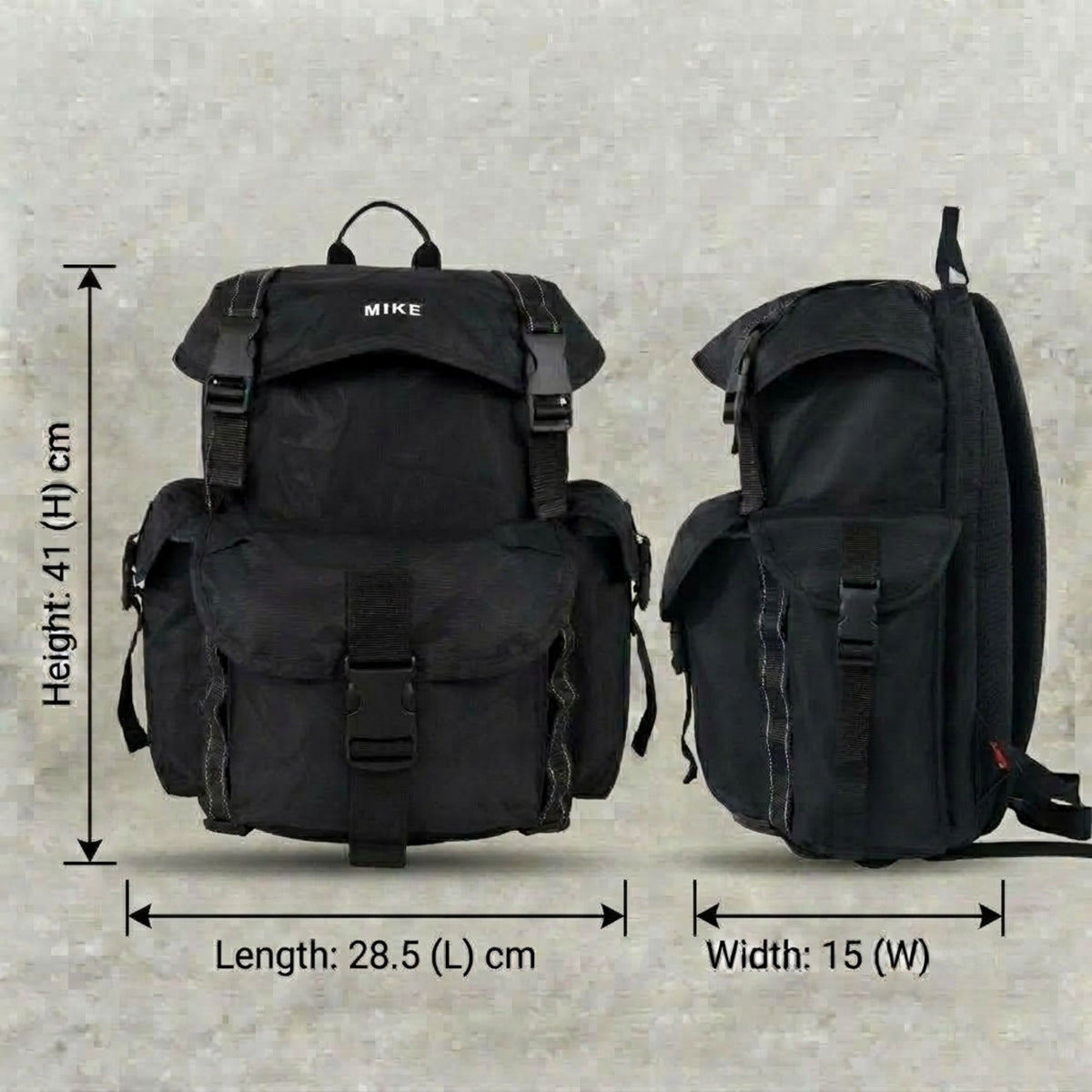 Mike Everest Backpack - Black
