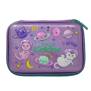 Smily Kiddos Sparkle Pencil Case Space Kitty