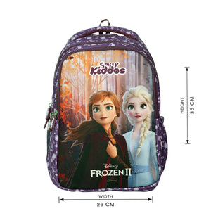 Licensed Frozen 2 Elsa & Anna Junior Backpack Purple