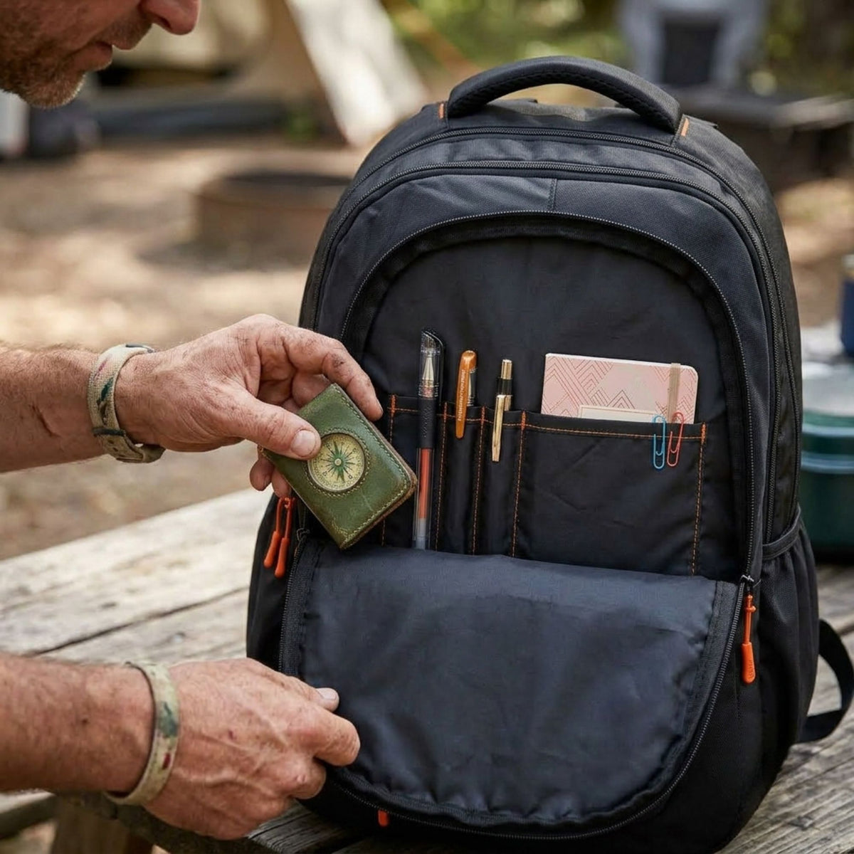 Mike Raptor Backpack – Black | 36L Camo