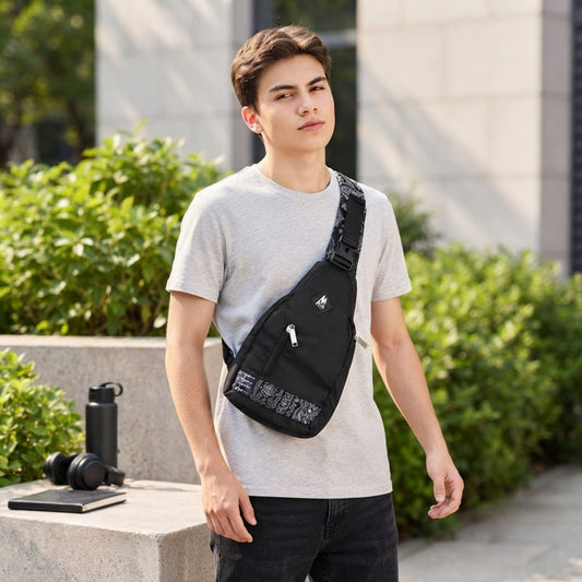 Mike Wilder Cross Body Sling Bag - Black