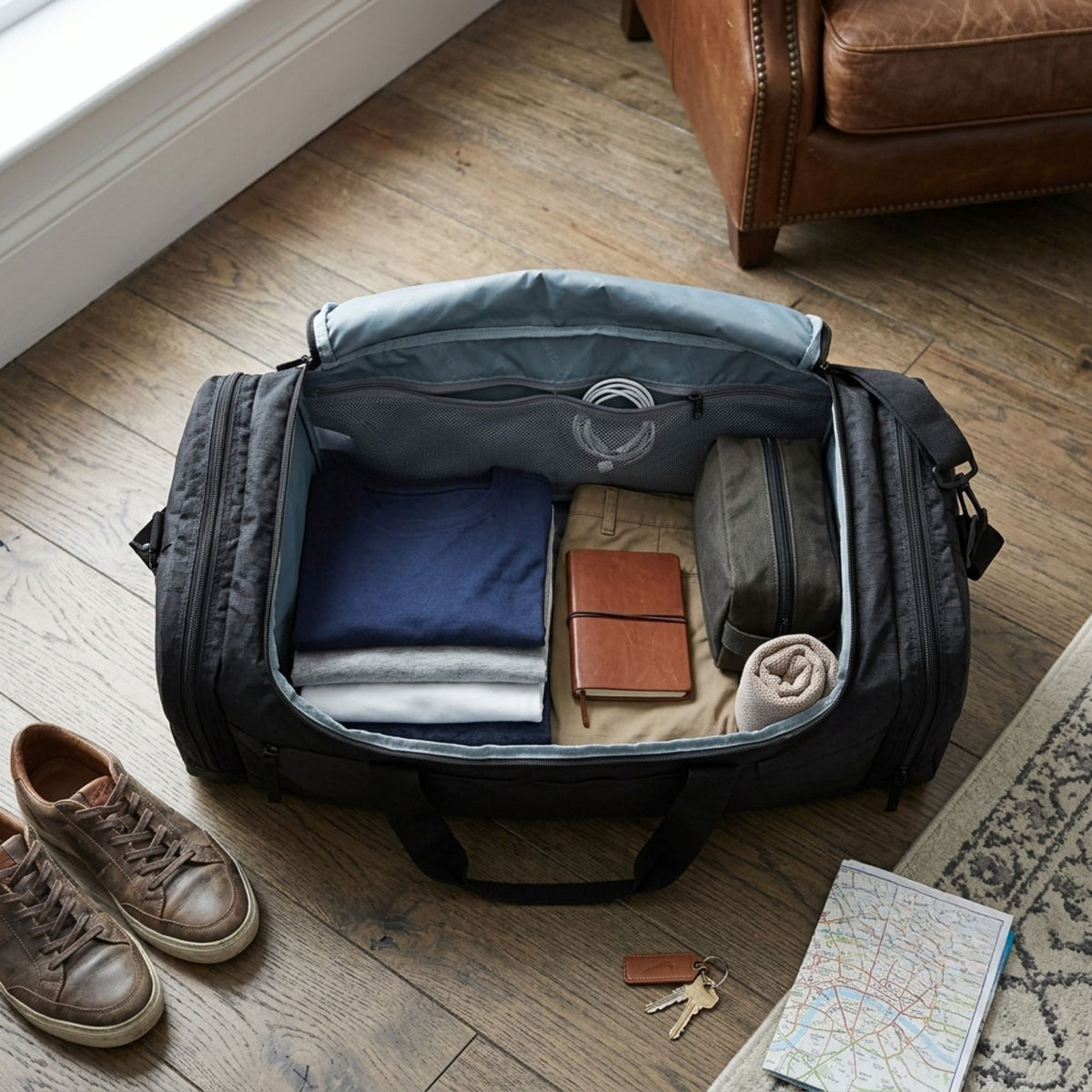 Mike Fortune Duffle Bag - Black