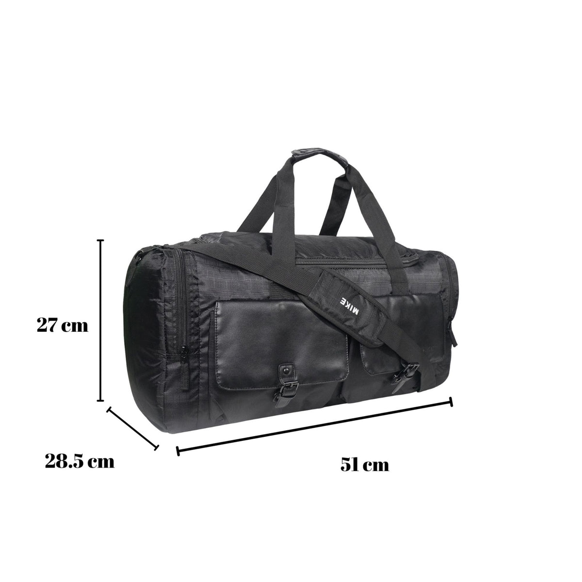 Mike Fortune Duffle Bag - Black
