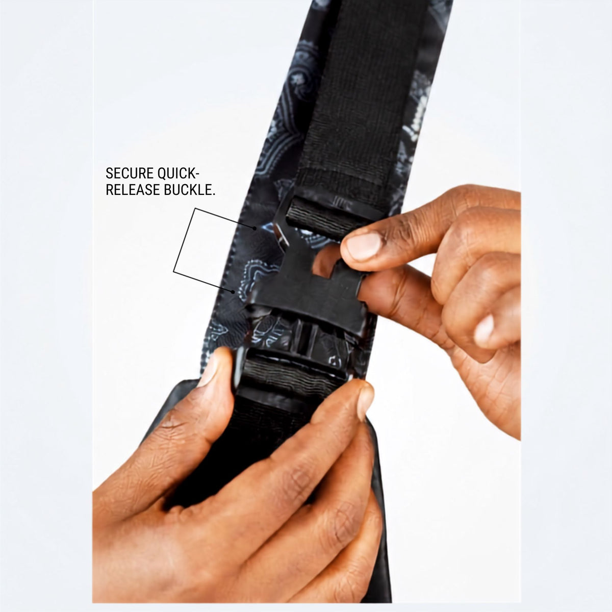 Mike Wilder Cross Body Sling Bag - Black