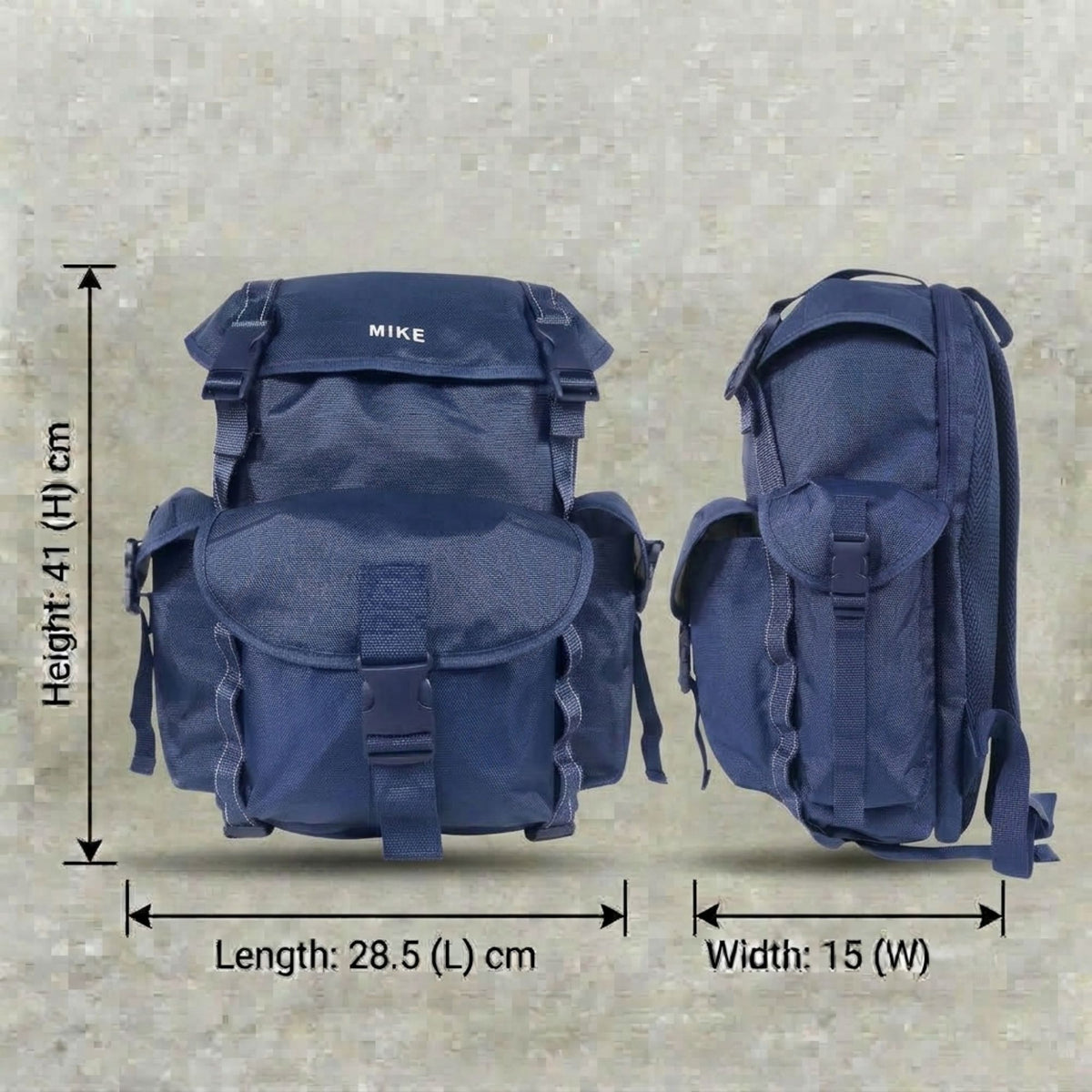 Mike Everest Backpack - Navy Blue
