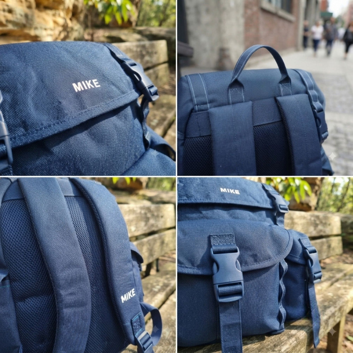 Mike Everest Backpack - Navy Blue