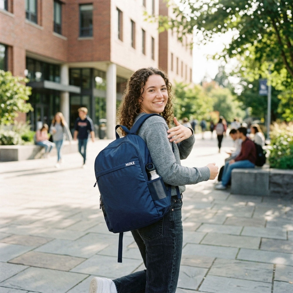 Mike Force Backpack - Navy Blue