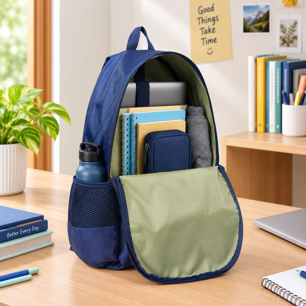 Mike Force Backpack - Navy Blue