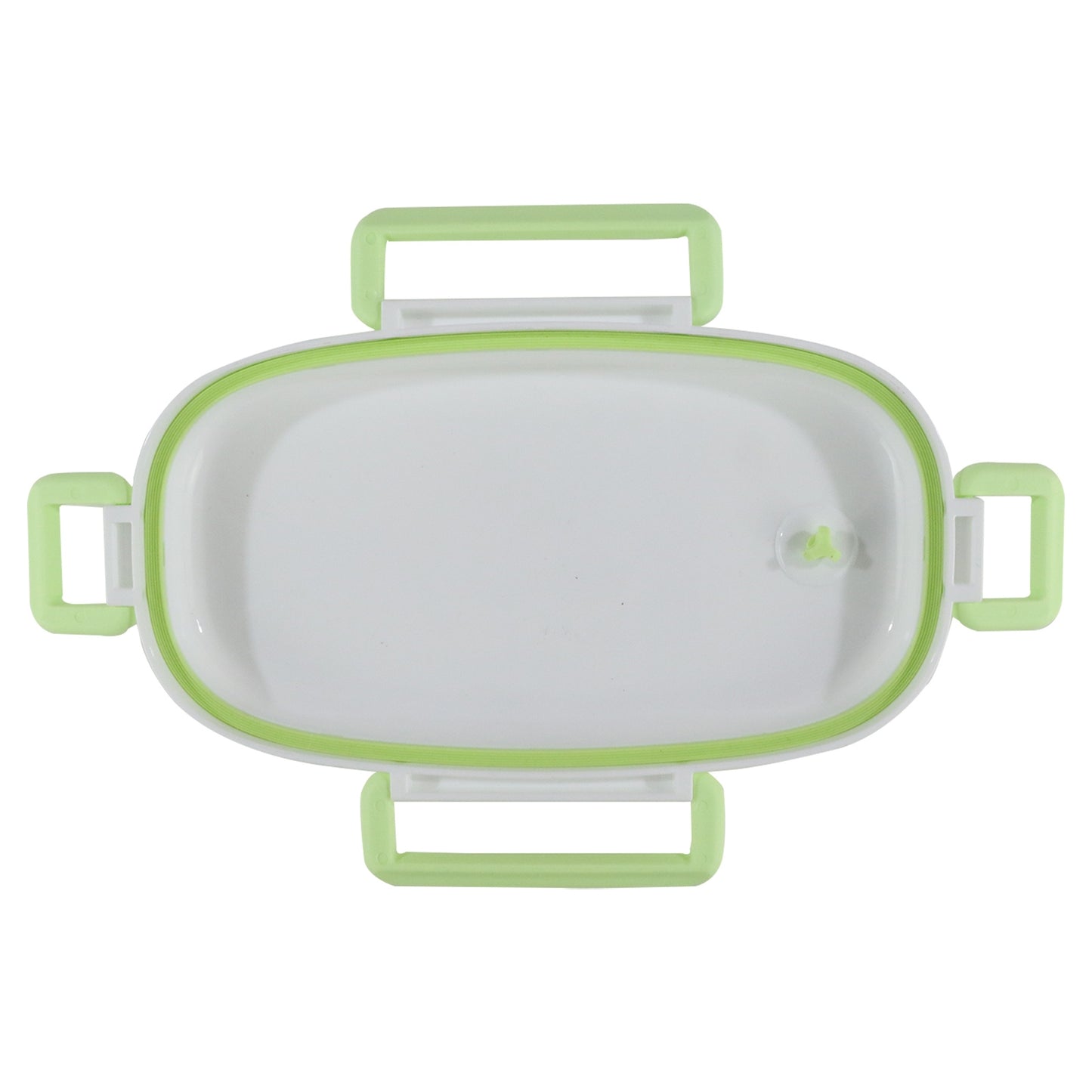 Smily kiddos Stainless Steel Lunch Box Small Robot Theme - Green -3+ years