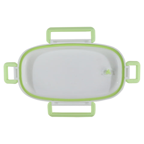 Image of Smily kiddos Stainless Steel Lunch Box Small Robot Theme - Green -3+ years