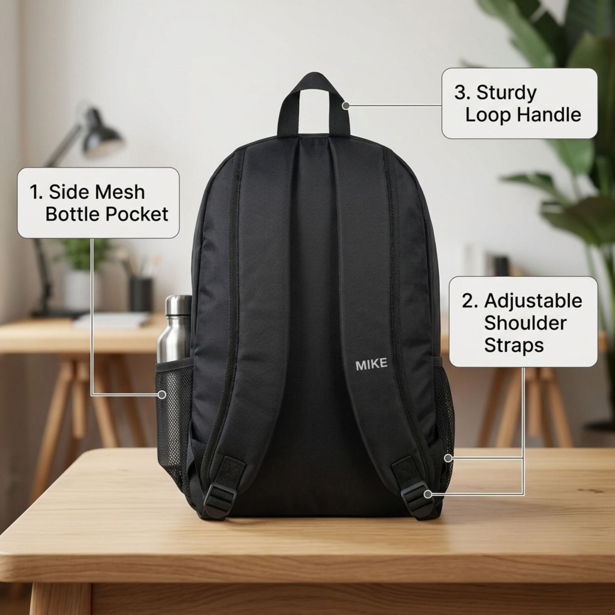 Mike Force Backpack - Black