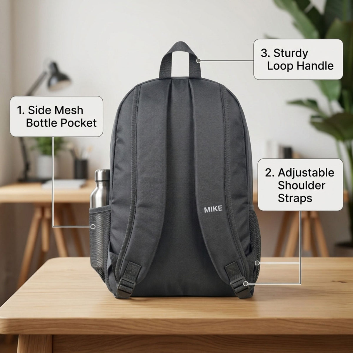 Mike Force Backpack - Grey