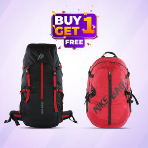 Mike Rucksack bags 60+42 litres travel bag for men tourist bags for travel Combo Pack of 2 backpacks for hiking trekking Bag