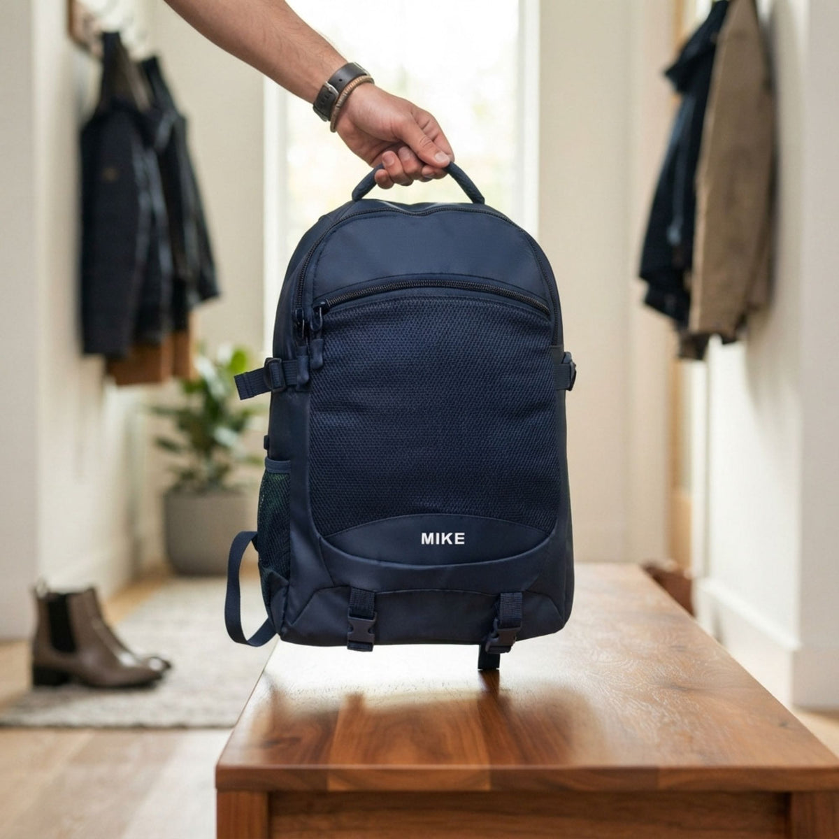 Mike Elite Transit Backpack - Navy Blue